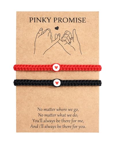 TERRISHE Herz Mutter Tochter Armband Partnerarmbänder Bester Freund Armband Geburtstag Abschluss Weihnachtstag Valentinstag Geschenke für Freund, Töchter, Frauen, Mädchen, Freundschaftsarmbänder von TERRISHE