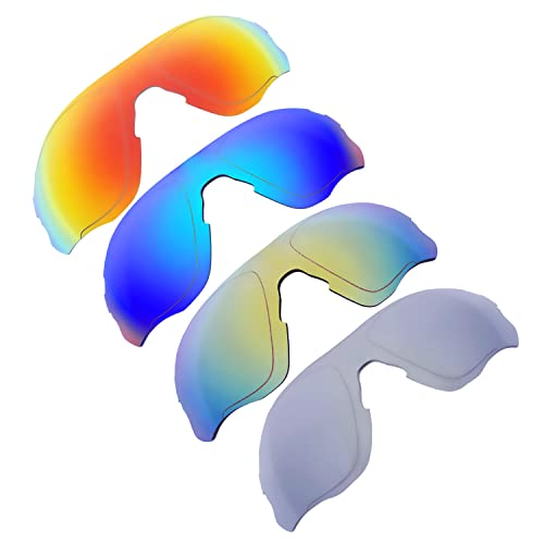 TERYDANBLE Ersatzgläser für Oakley EV-Zero mit Rot/Blau/24K Gold/Silber Farbe von TERYDANBLE