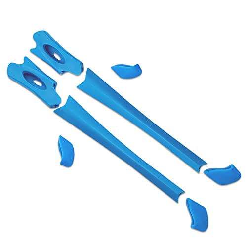 TERYDANBLE Kompatibel/Ersatz Gummi Kit für Oakley Flak Jacket/Flak Jacket XLJ mit Blau Farbe von TERYDANBLE