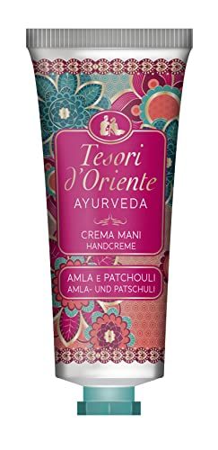 TESORI D'ORIENTE HANDCREME AYURVEDA 75ML, zarte Handcreme mit Amla-Fruchtextrakt, Sesam-Öl, Aloe vera und Calendula, Ritual für Körper & Sinne von TESORI D’ORIENTE