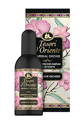 Tesori d'Oriente Eau de Toilette 'Imperial Orchid'100 ml, aromatisches Parfüm mit luxuriöser Orchidee, Duft zum Träumen im Aluminiumflakon, Wellness-Ritual für Körper & Sinne von Tesori d'Oriente