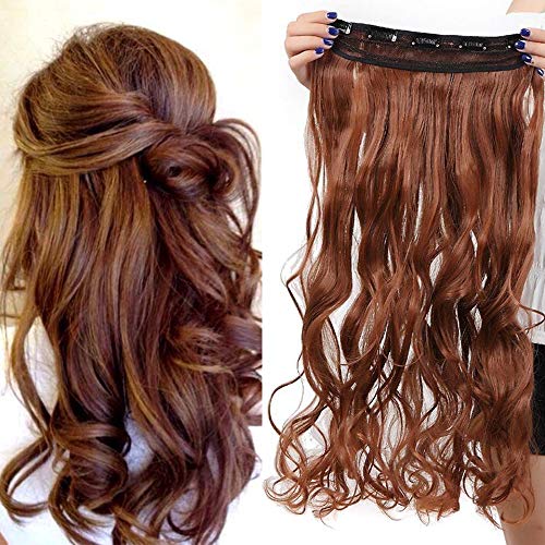 TESS Clip in Extensions Gewellt 68 cm, Kastanienbraun Haarverlängerung 1 Teil 5 Clips Hair Extensions Clip in Synthetic Haarteil für Frauen TESS Clip in Extensions Gewellt 68 cm, Kastanienbraun Haarverlängerung 1 Teil 5 Clips Hair Extensions Clip in Synthetic Haarteil für Frauen von TESS