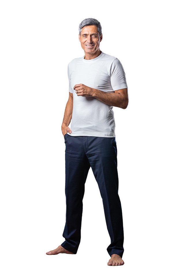 TESS Funktionshemd T-Shirt Rundhals men recyceltes Polyamid (60) von TESS