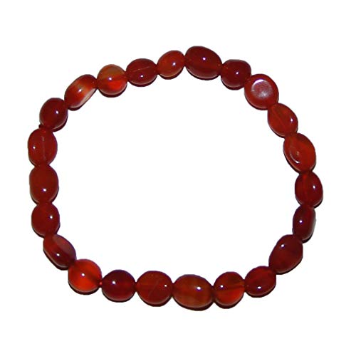 TESTEL Janni Armband Agata Carneol Freiform SC-ARM-FREE-AC-01 Marke, Einheitsgröße, Unkostbare Metalle, Kein Edelstein von TESTEL