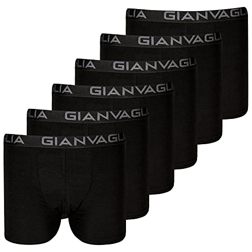 6er Pack Herren Boxershorts Retroshorts Baumwolle Unterhose Unterwäsche Trunks Shorts Boxer Seamless - M 6 Stück von TEXEMP