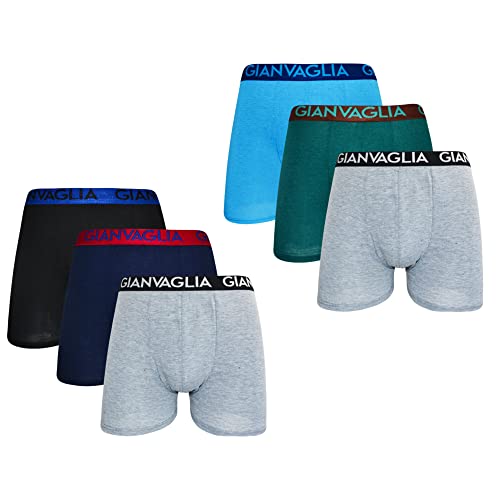 6er Pack Herren Boxershorts Retroshorts Baumwolle Unterhose Unterwäsche Trunks Shorts Boxer Seamless - XL 6 Stück von TEXEMP
