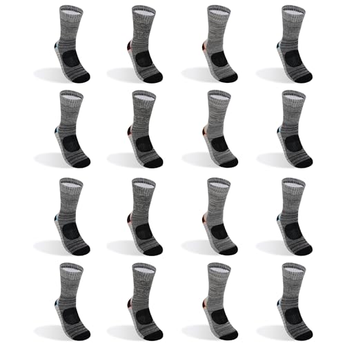 TEXEMP 12 Paar Thermo Socken Damen & Herren Warme Wintersocken Dicke Wandersocken 35-38 (Nr. 161) von TEXEMP