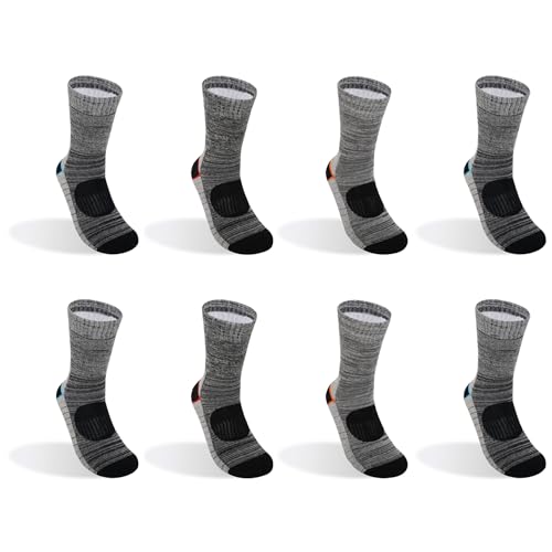 TEXEMP 8 Paar Thermo Socken Damen & Herren Warme Wintersocken Dicke Wandersocken 35-38 (Nr. 161) von TEXEMP