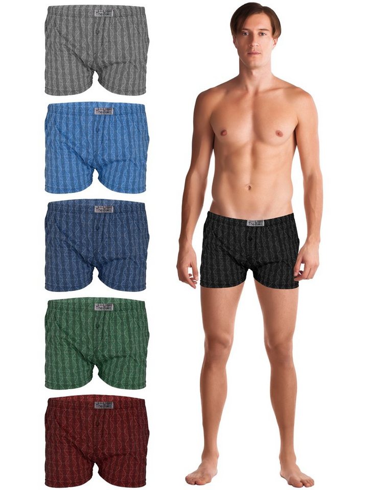 TEXEMP Boxershorts 3er-6er Pack Herren Boxershorts Baumwolle Unterwäsche Boxer Shorts (3-St., 6er-Pack, 3er-Pack) 100% Baumwolle - Mit Eingriff von TEXEMP