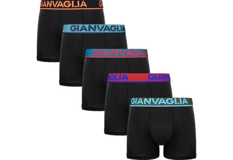 TEXEMP Boxershorts 5 - 10er Pack Herren Boxershorts Baumwolle Unterwäsche Unterhose Retro (10-St) Atmungsaktiv - Pflegeleicht von TEXEMP