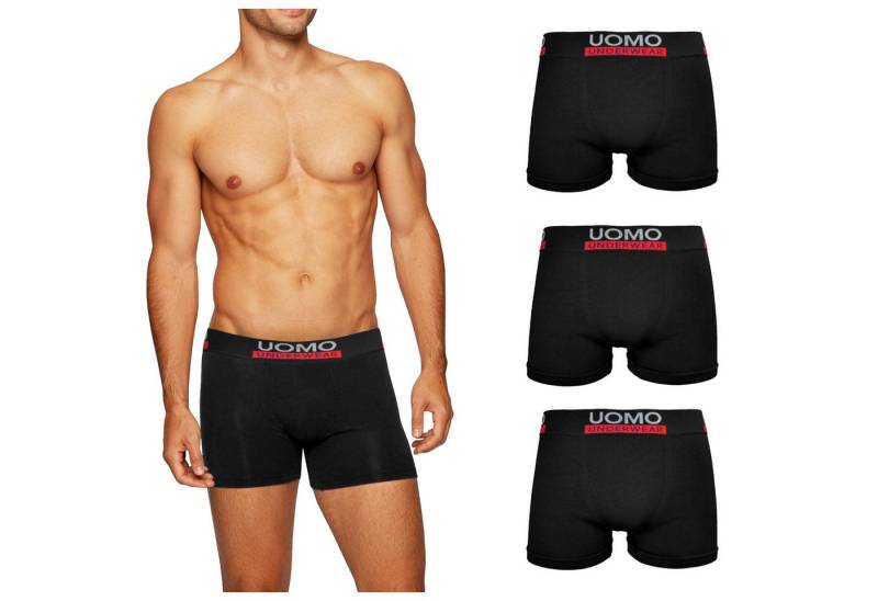 TEXEMP Boxershorts 5 bis 10 Herren Boxershorts Microfaser Unterwäsche Unterhose Retro (Spar-Set, 10-St) Seamless von TEXEMP