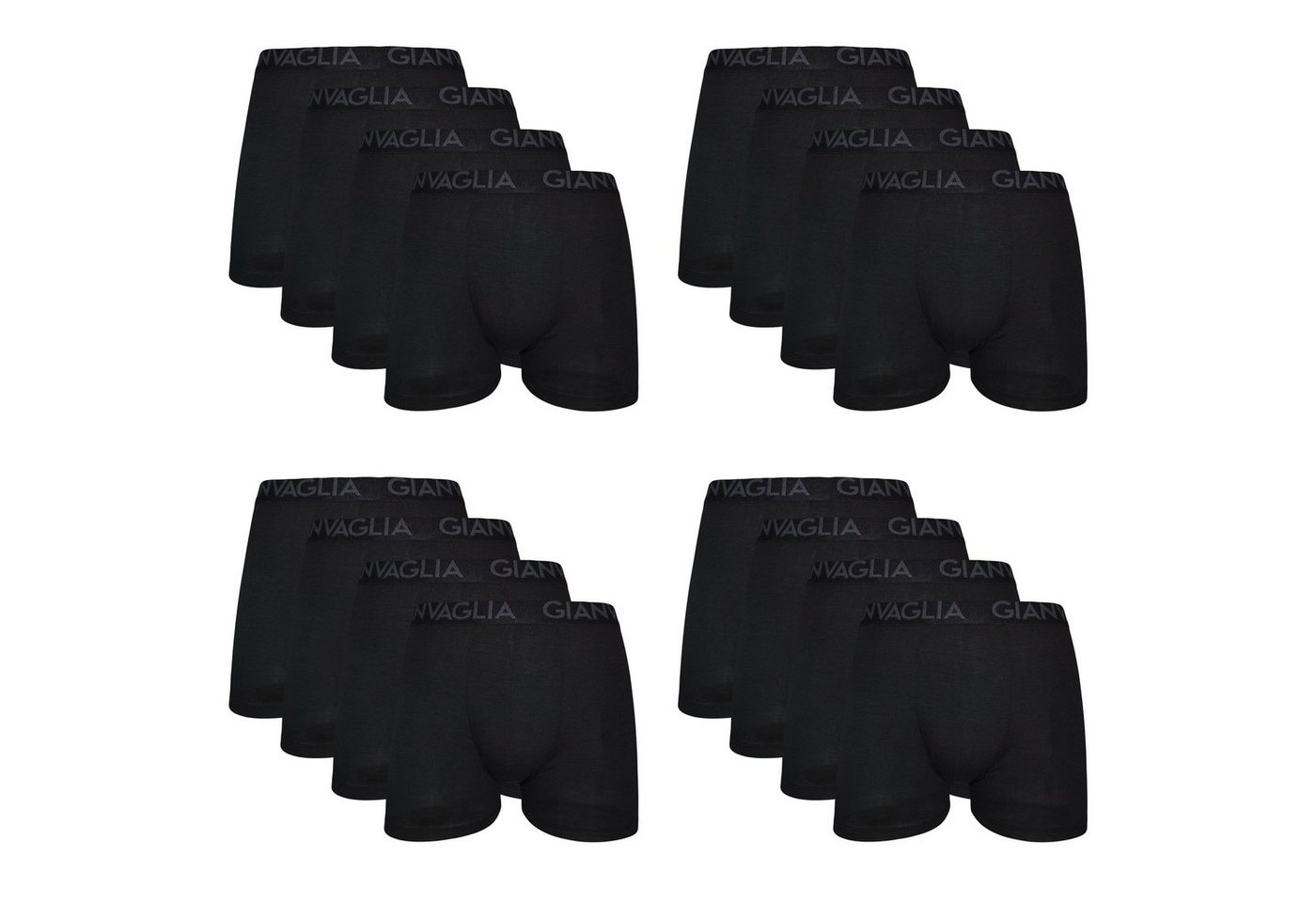 TEXEMP Boxershorts 5 bis 10 Herren Boxershorts Retroshorts Baumwolle Unterhose Unterwäsche Trunks Shorts Boxer Schwarz M L XL 2XL 3XL (Packung, 5-St) Atmungsaktiv, 85% Baumwolle von TEXEMP