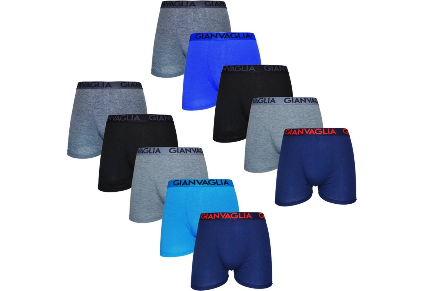 TEXEMP Boxershorts 5 bis 20 Herren Boxershorts Retroshorts Baumwolle Unterhose Boxer (Packung, 10-St) Atmungsaktiv, 85% Baumwolle von TEXEMP
