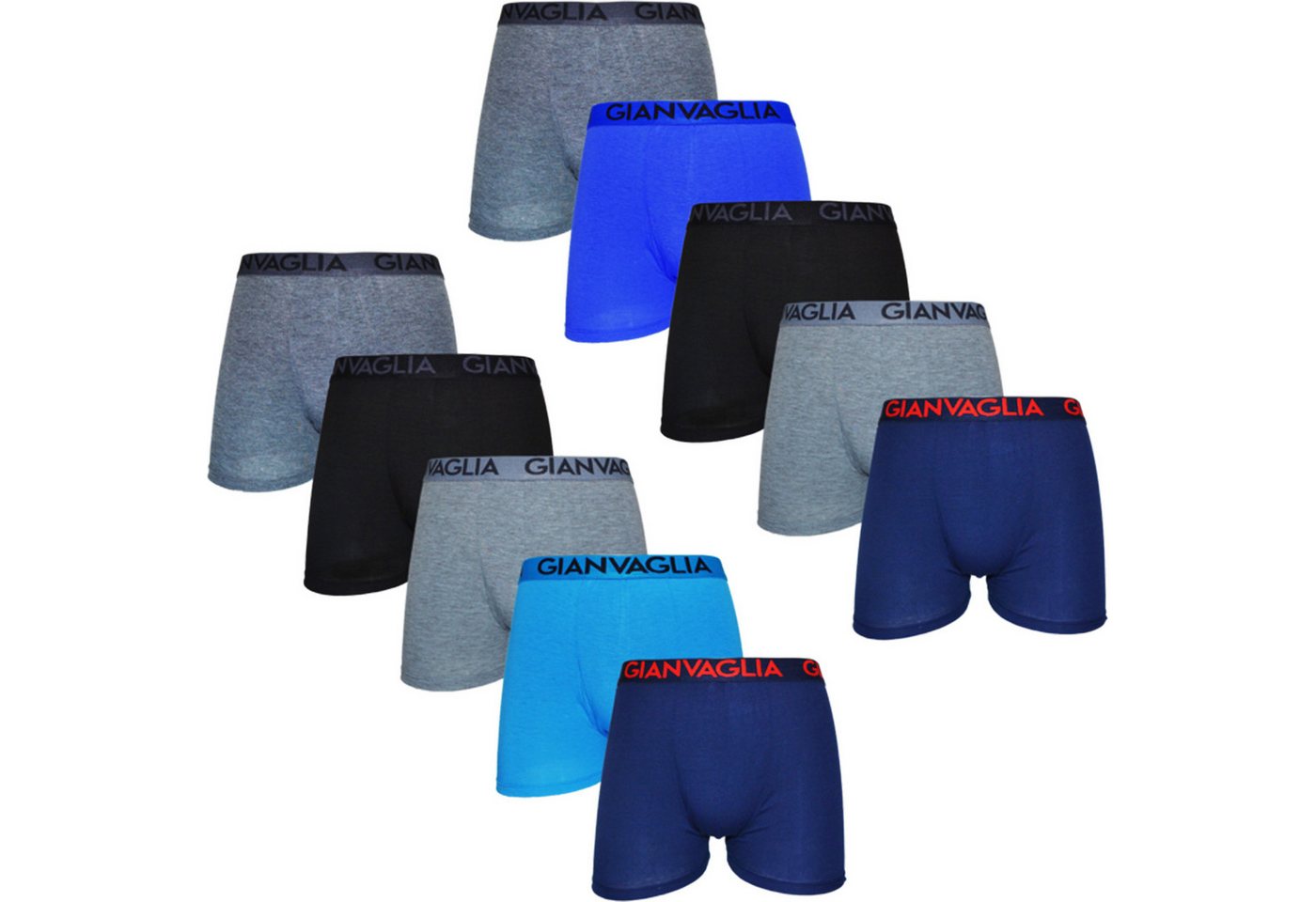 TEXEMP Boxershorts 5 bis 20 Herren Boxershorts Retroshorts Baumwolle Unterhose Unterwäsche Trunks Shorts Boxer M L XL 2XL 3XL (Packung, 10-St) Atmungsaktiv, 85% Baumwolle von TEXEMP