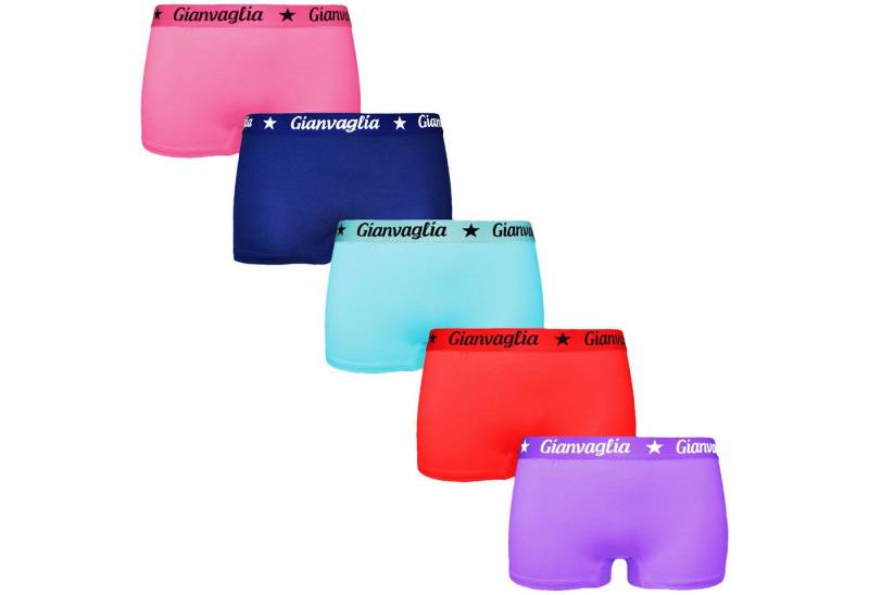 TEXEMP Boxershorts 5er Pack Mädchen Boxershorts Unterhose Unterwäsche Baumwolle Panty (5-St) Atmungsaktiv - Langlebig von TEXEMP