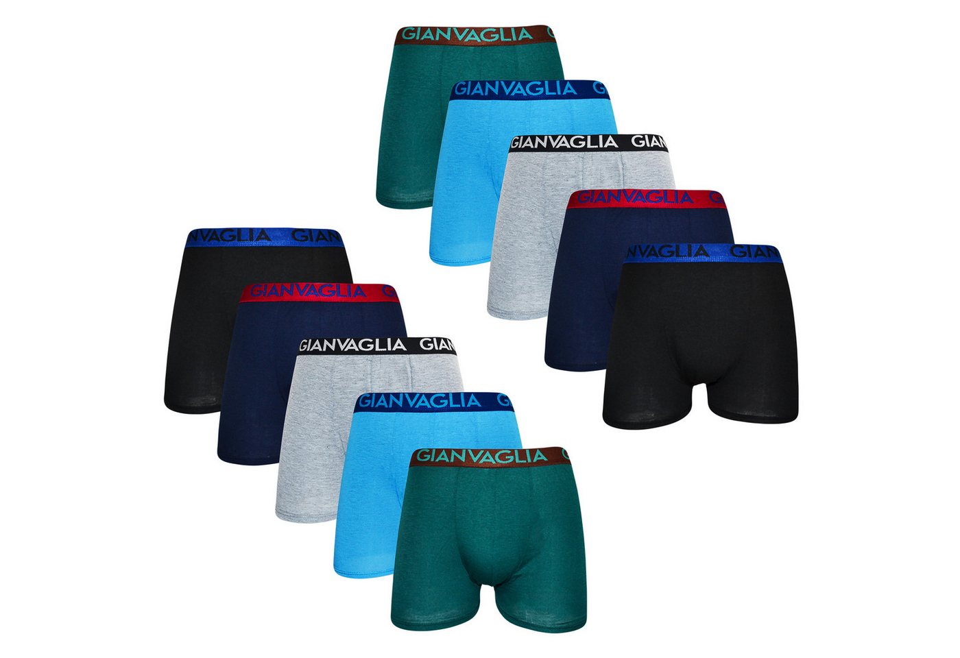 TEXEMP Boxershorts 6er - 12er Pack Herren Boxershorts Retroshorts Baumwolle Unterhose (Packung, 12-St) Seamless - 85% Baumwolle von TEXEMP