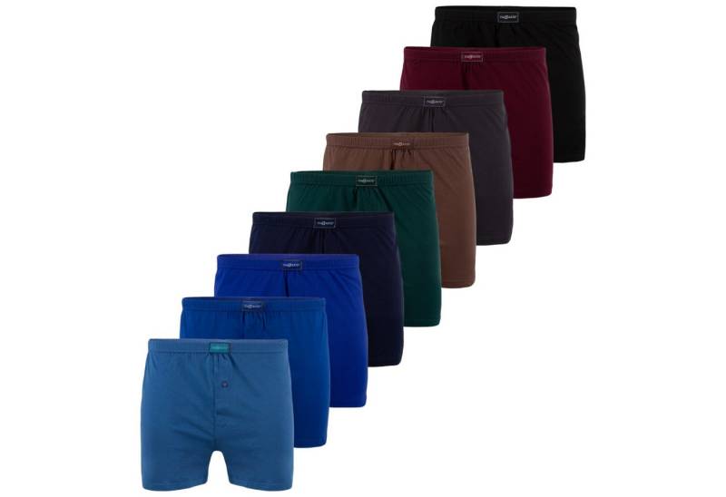 TEXEMP Boxershorts 6er Pack Herren Boxershorts Unterwäsche Baumwolle Unterhose Mehrfarbig (Packung, 6-St) Bis 6XL - 100% Baumwolle von TEXEMP