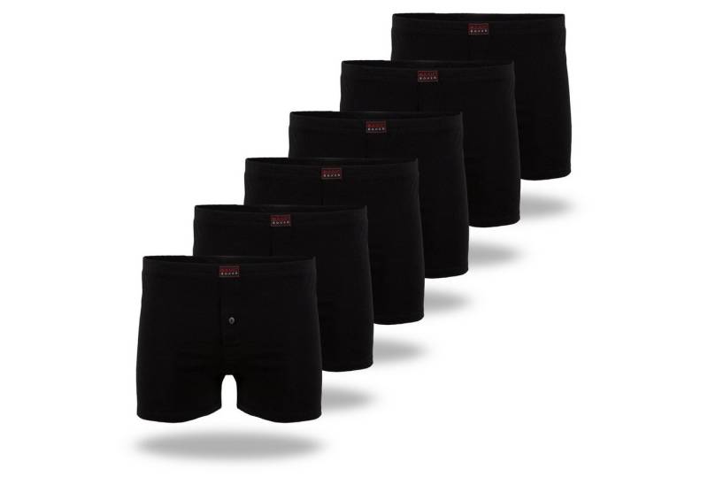 TEXEMP Boxershorts 6er Pack Herren Boxershorts Unterwäsche Baumwolle Unterhose Schwarz (Spar-Set, 6-St) Übergrößen bis 6XL - 100% Baumwolle von TEXEMP