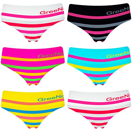 TEXEMP Damen Pantys Frauen Shortys Boxershorts Microfaser Hipster Hotpants Unterhose Slip Bunt (Lager 85, L-XL, 12er Pack) von TEXEMP