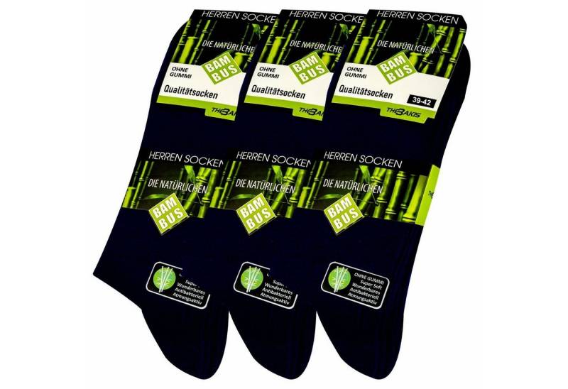 TEXEMP Gesundheitssocken 3 - 6 Paar Gesundheitssocken Socken Viskose Bambus-Zellstoff Unisex (Packung, 6-Paar, 3 oder 6 Paar) von TEXEMP
