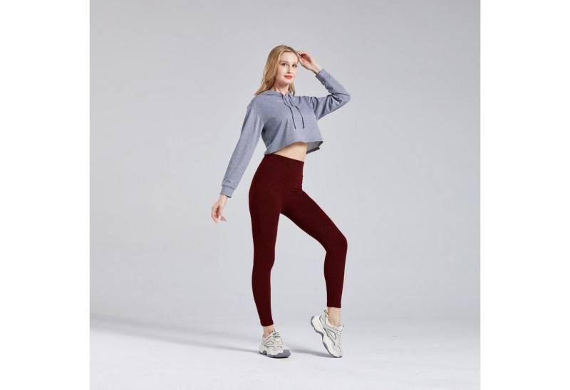 TEXEMP Highwaist Leggings 2er Pack Damen Thermo Leggings Warm Weich Blickdicht Winter Leggins (Packung, 2-tlg., 2er-Pack) von TEXEMP