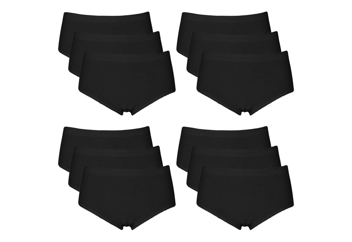 TEXEMP Hüftslip 6er Set Damen Slips Hüftslip Unterwäsche Unterhosen Baumwolle (6er-pack) 95% Baumwolle von TEXEMP