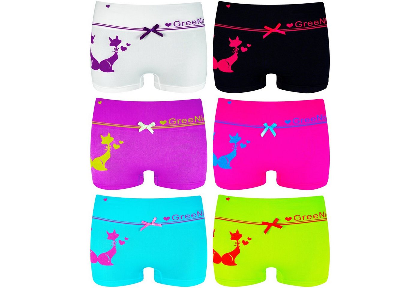 TEXEMP Panty 6, 12, 18 Damen Panty Panties Slips Microfaser Hotpants Unterwäsche (Packung, 12-St) Etikettenlos von TEXEMP