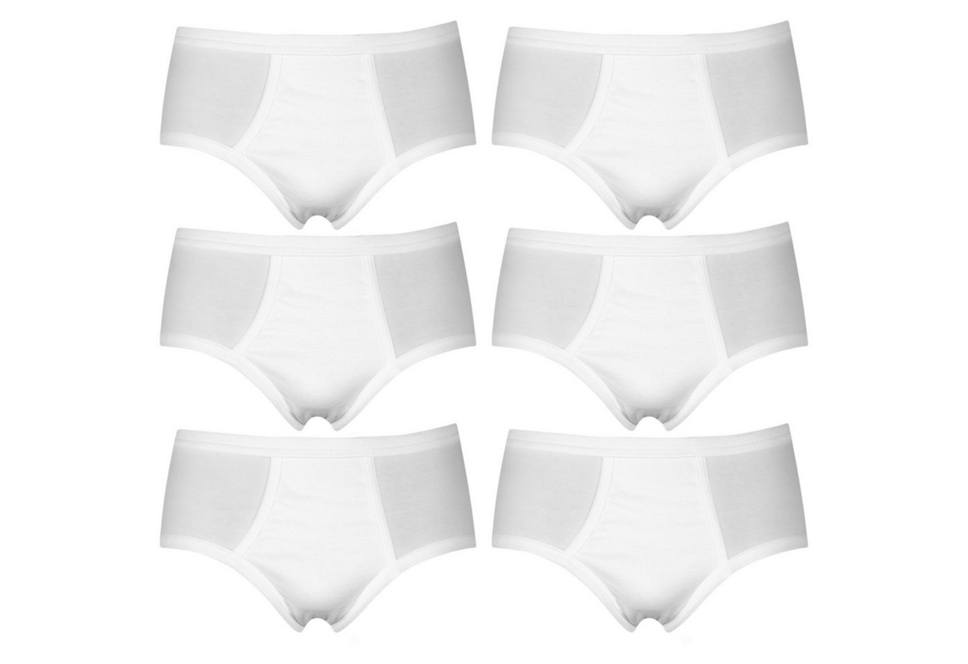 TEXEMP Slip 6er Pack Herren Slips Unterwäsche Unterhosen Bio Baumwolle Sportslip (Packung, 6-St) Langlebig & Robust von TEXEMP