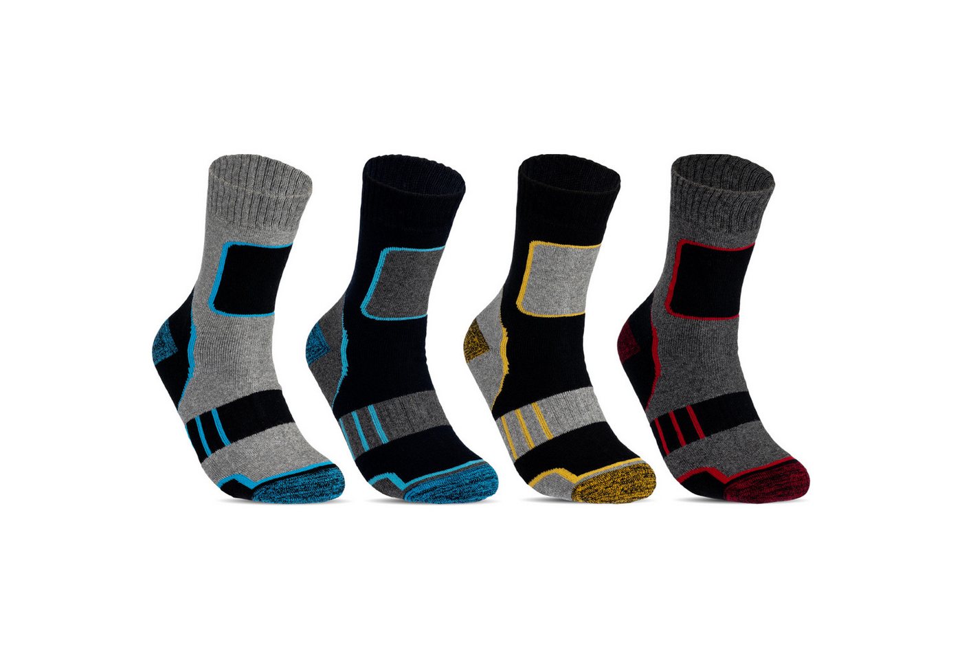 TEXEMP Thermosocken 6 - 24 Paar Thermo Socken Herren Damen Dicke Warme Wintersocken Ski (Packung, 6-Paar) Mit Innenfrottee - Übergrößen von TEXEMP