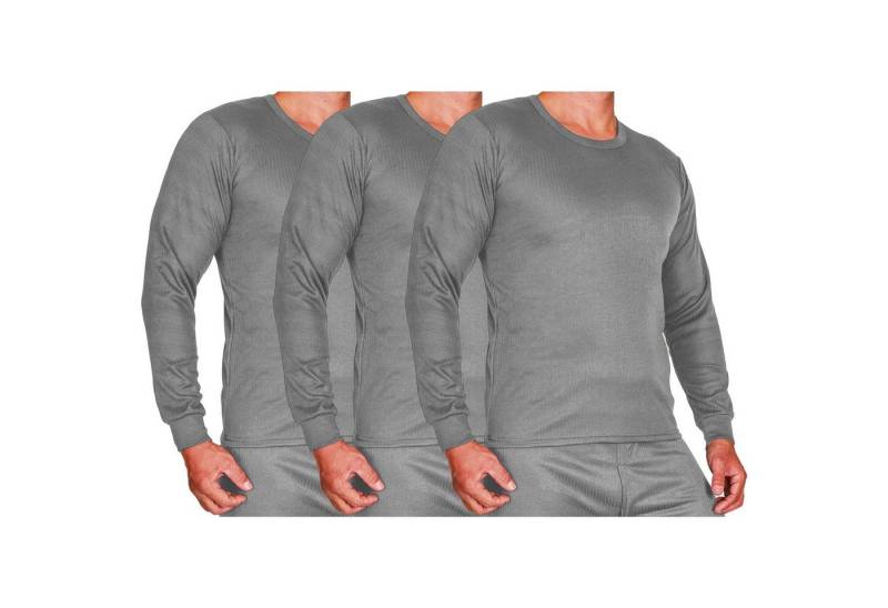 TEXEMP Thermounterhemd 3er Pack Thermo Unterhemden Unterwäsche Thermounterwäsche Fleece (3-St) Innenfleece von TEXEMP