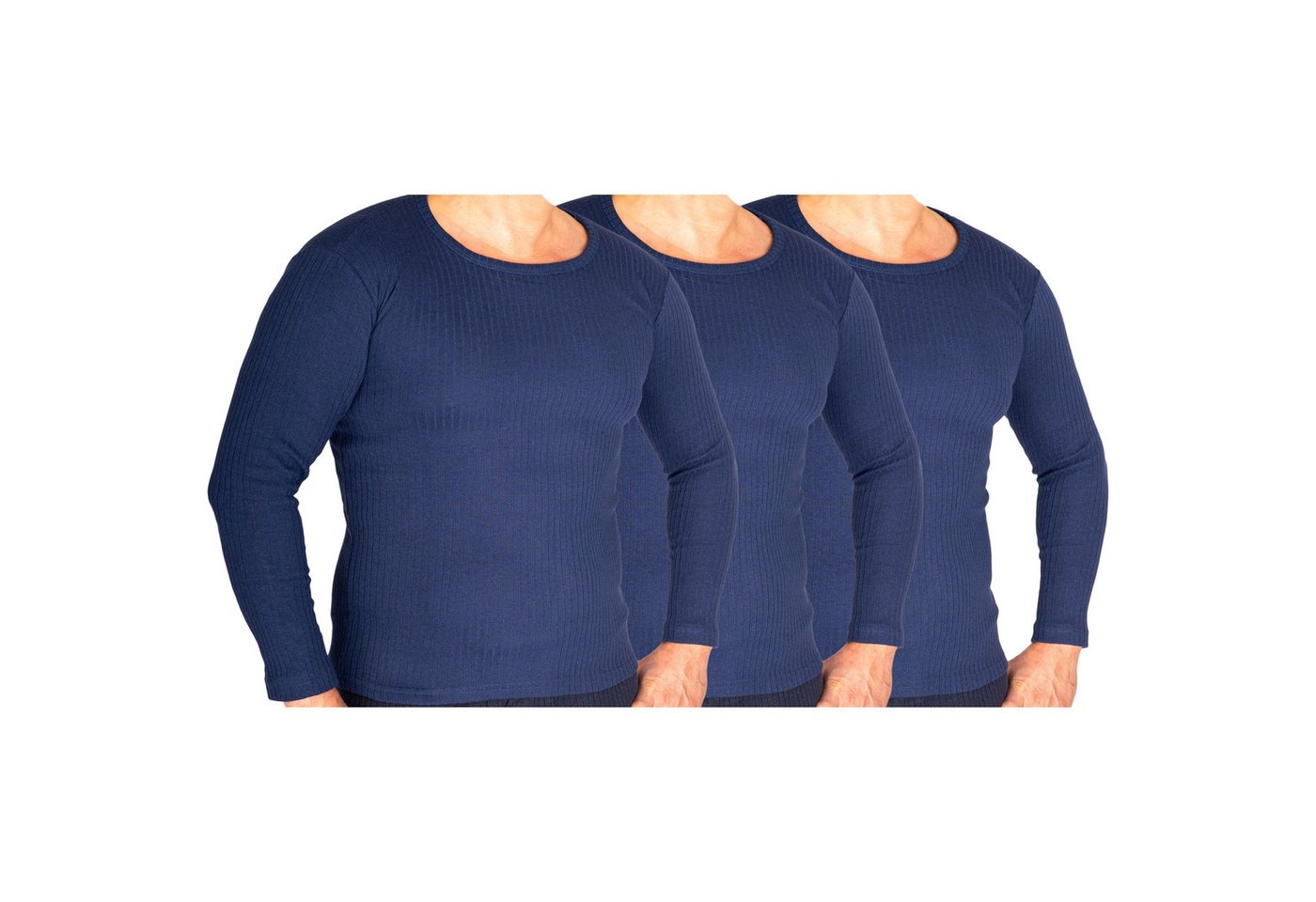 TEXEMP Thermounterhemd Thermounterhemd Herren Thermo Unterwäsche 3 Stück Unterziehhemd Winter (3-St., 3er Pack) Premium Qualität: Atmungsaktiv, Feuchtigkeitsabführend von TEXEMP