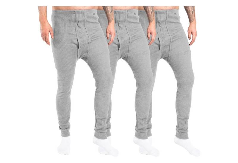 TEXEMP Thermounterhose Thermounterhose 3er Pack Thermo Unterwäsche Herren lange Unterhosen (Spar-Packung, 3-St., 3er Pack) Premium Qualität: Atmungsaktiv, Feuchtigkeitsabführend von TEXEMP