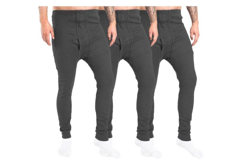 TEXEMP Thermounterhose Thermounterhose Herren Thermo Unterwäsche 3 Stück Unterziehhose Winter (Spar-Packung, 3-St., 3er Pack) Premium Qualität: Atmungsaktiv, Feuchtigkeitsabführend von TEXEMP