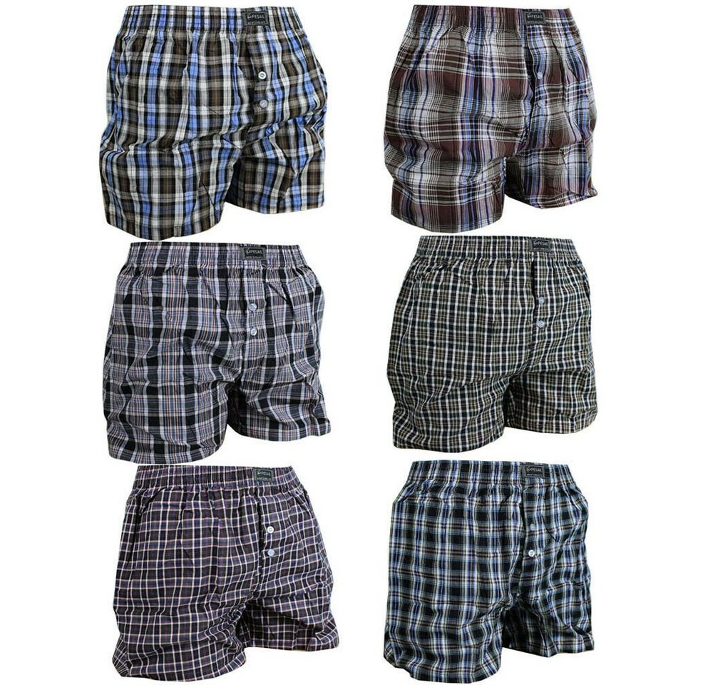 TEXEMP Webboxer 5er-10er Pack Boxershorts Webboxer Herren Boxer Shorts Unterhose (Packung, 10-St) 100% Baumwolle von TEXEMP