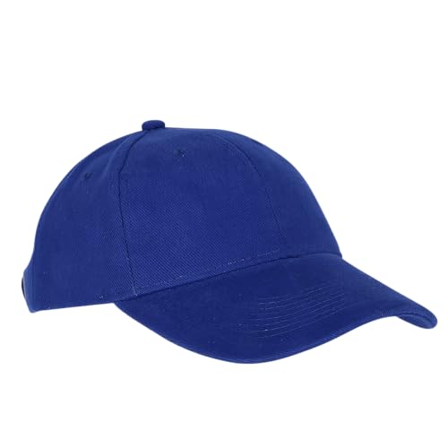TEXXILLA 6 Panel Strong Front Raver Cap aus gebürsteter Baumwolle, Farbe:royal Blue von TEXXILLA