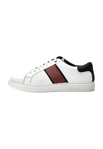 TEYLON Herren Sneakers aus Leder, Weiss, 42 EU von TEYLON