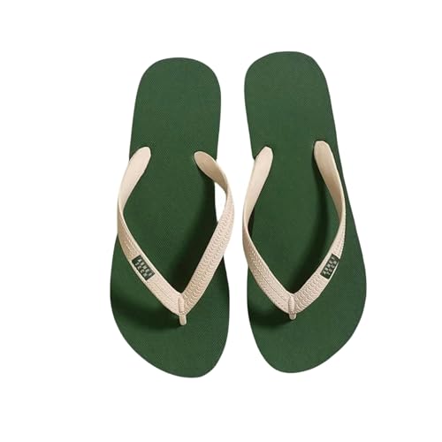 TEidea Badelatschen Herren Non-Slip-Outdoor-Sportsandalen Von Männern: Die Erste Wahl Für Die Freizeit Des Strandes-Grün-38 von TEidea