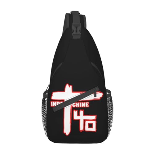 TFDGDGH Indochine Band Sling Taschen Brust Crossbody Schulterrucksack Wandern Reisen Tagesrucksäcke Muster Tasche TFDGDGH Indochine Band Sling Taschen Brust Crossbody Schulterrucksack Wandern Reisen Tagesrucksäcke Muster Tasche von TFDGDGH
