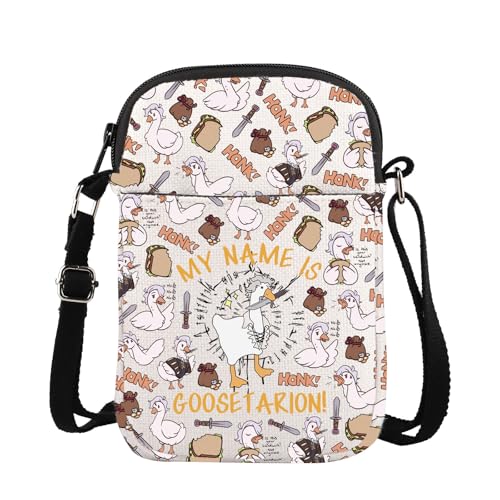 TGBJE Gamer-Fans Geschenk Gans Astarion Crossbody Bag Honk Goose Tier Geschenk Gans mit Messer Messenger Bags Cosplay Spiel Geschenk, Goose Knift Cb von TGBJE