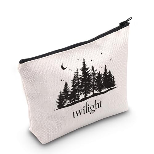 TGBJE Make-up-Tasche mit Reißverschluss, Motiv: Stadt der Gabeln, Merchandise-Vampir-Liebhaber, Kosmetiktasche mit Reißverschluss, Edwards Girl, Geschenke, Twli Tree Make-up, Alle von TGBJE