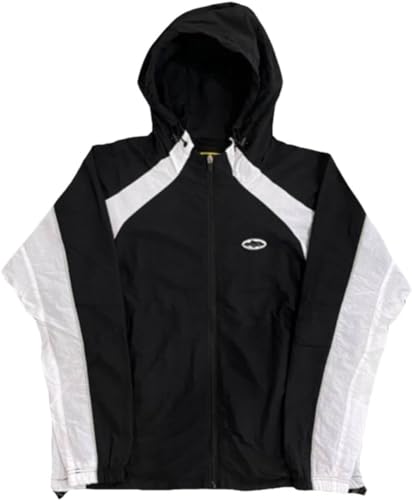 Corteiz Tracksuit, Mens Sport Coat Sports Jacket for Women Athletic Jacket Flexible Design Trend Collocation Loose Fit Perfect for Vacation Commute,Schwarz,L von TGJ