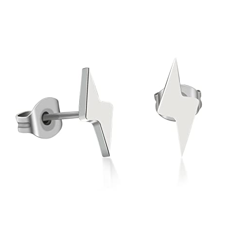 TGNEL Titan Ohrringe Lightning Bolt Ohrringe Ohrstecker Erstellt Opal/Plain Flash Thunder Hypoallergene Ohrringe für Männer Frauen Empfindliche Ohren, Titan, Kein Edelstein TGNEL Titan Ohrringe Lightning Bolt Ohrringe Ohrstecker Erstellt Opal/Plain Flash Thunder Hypoallergene Ohrringe für Männer Frauen Empfindliche Ohren, Titan, Kein Edelstein von TGNEL