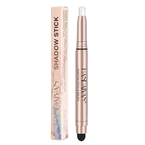 Glitzer-Lidschattenstift, Creme-Lidschattenstift, wasserfester Glitzer-Lidschatten-Eyeliner-Stift, langlebiger Frauen-Highlight-Lidschattenstift-Make-up-Stift für Shopping, Dating, Party von THAELY