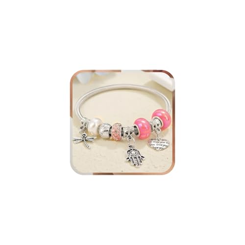 THALASIENE Verstellbares Charms Armband,Dupes Bettelarmband,Herz Armbander Charm,DIY Armbänder Silberarmband,Geschenk Für Mädchen Kinder,Love You Herz Charm THALASIENE Verstellbares Charms Armband,Dupes Bettelarmband,Herz Armbander Charm,DIY Armbänder Silberarmband,Geschenk Für Mädchen Kinder,Love You Herz Charm von THALASIENE