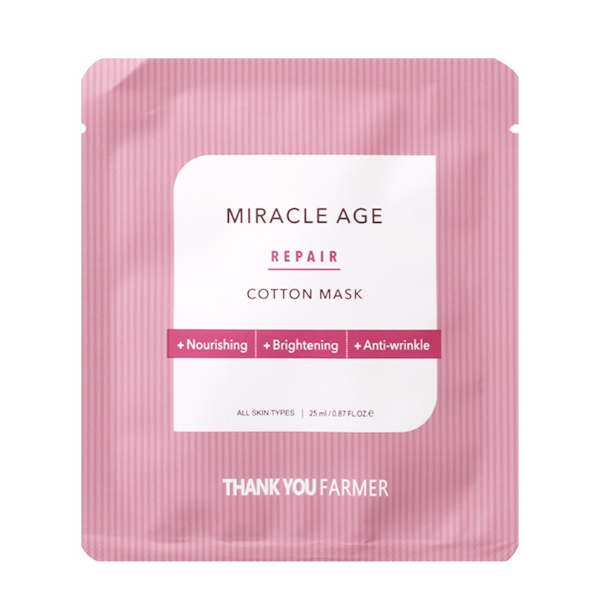 THANK YOU FARMER - Miracle Age Repair Cotton Mask - 1stück von THANK YOU FARMER