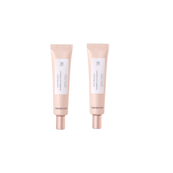 THANK YOU FARMER - Sun Project Shimmer Sun Essence - 40ml (2er) Set von THANK YOU FARMER