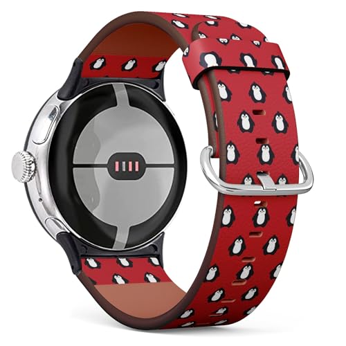 THAZEE Kompatibel mit Google Pixel Watch 2 (2023) / Pixel Watch (2022) Leder-Uhrenarmband (niedliche Kinder, Mädchen, Jungen), Ersatz-Smartwatch-Armband von THAZEE