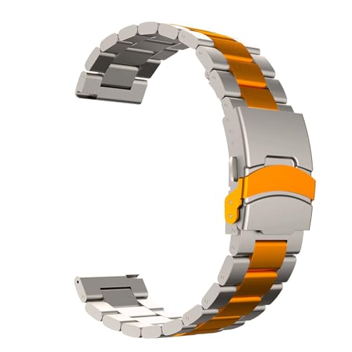 THBGTCNQ Edelstahl-Uhrenarmband mit Schnellverschluss, universelles Ersatzarmband for Herren und Damen(A) von THBGTCNQ