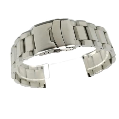 THBGTCNQ Uhrenarmband aus Edelstahl, 18 mm, Schnellverschluss, Metallarmband for Männer und Frauen(Silver,18mm) von THBGTCNQ