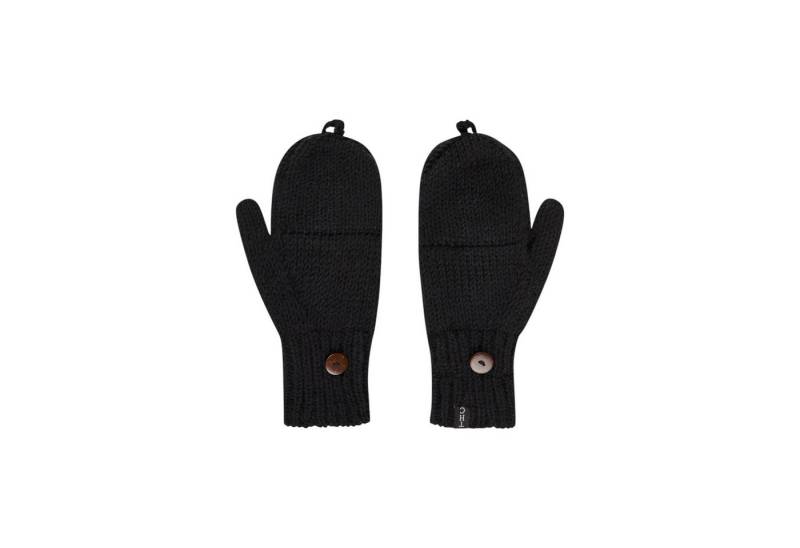 THC Natural Line Strickhandschuhe THC Klapphandschuhe 721 schwarz (1 Paar, 1-St., 1 Paar) abklappbare Fingerspitzen von THC Natural Line